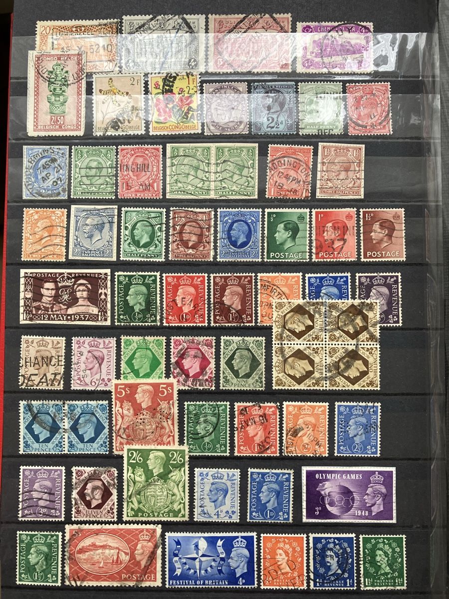 Alle Briefmarken: Belgien GB 6 Seiten – Gebraucht aus Cham von Diablo1232 6