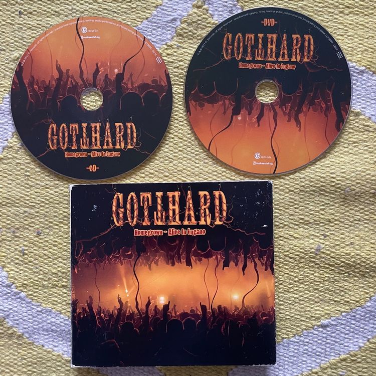 GOTTHARD-(RARITÄT)1CD+1DVD HOMEGROWN-ALIVE IN LUGANO (DIGIP) | Kaufen ...