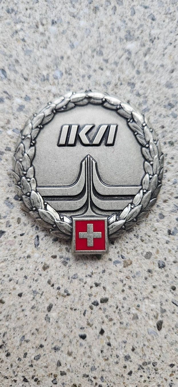 Schweizer Armee Placchette & Badge: *** Beretemblem Silber Schweizer Armee *** – Nuovo e nell'imballaggio originale da Riedholz venduto da fr_sIruP