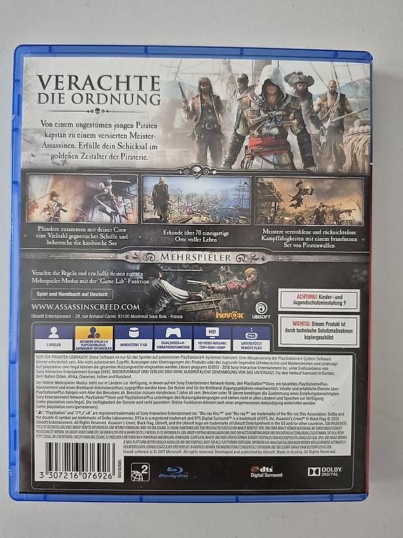 Spiele: Assassin's Creed Black Flag PS4  – Gebraucht aus Horw von Mschaefer 2