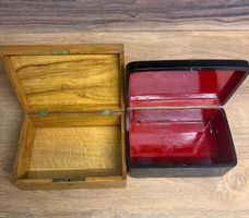 Holzkassetten / Schatullen Set, Vintage, Top Zustand! (51)