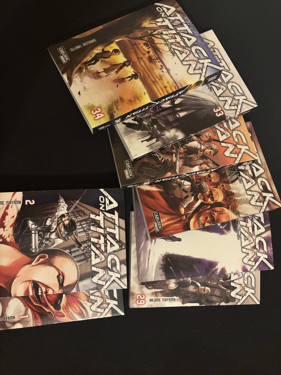 Fumetti: verschiedene Attack on Titan Mangas – Nuovo e nell'imballaggio originale da Andelfingen venduto da Good_Quality 1