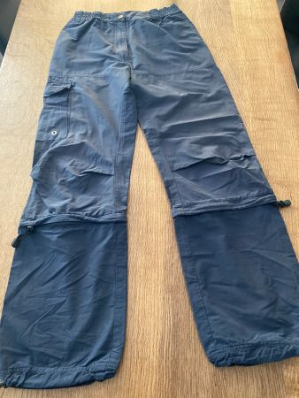 ALLSPORT HOSE/TREKKINGHOSE/ZIPPHOSE GR. 36/S Blau WANDERN