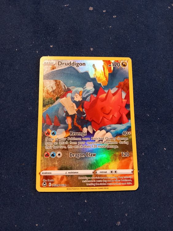 Druddigon Illustration Rare (EN) Trainer Gallery TG09 (Neu (gemäss ...