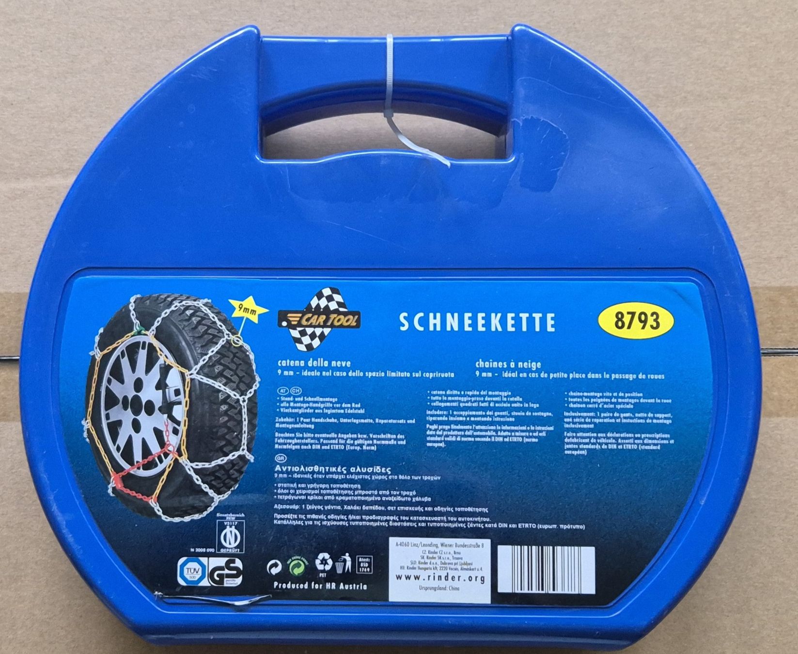 Catene da neve: Schneeketten Car Tool 8793, 9mm – Nuovo e nell'imballaggio originale da Hinwil venduto da sus_99nj