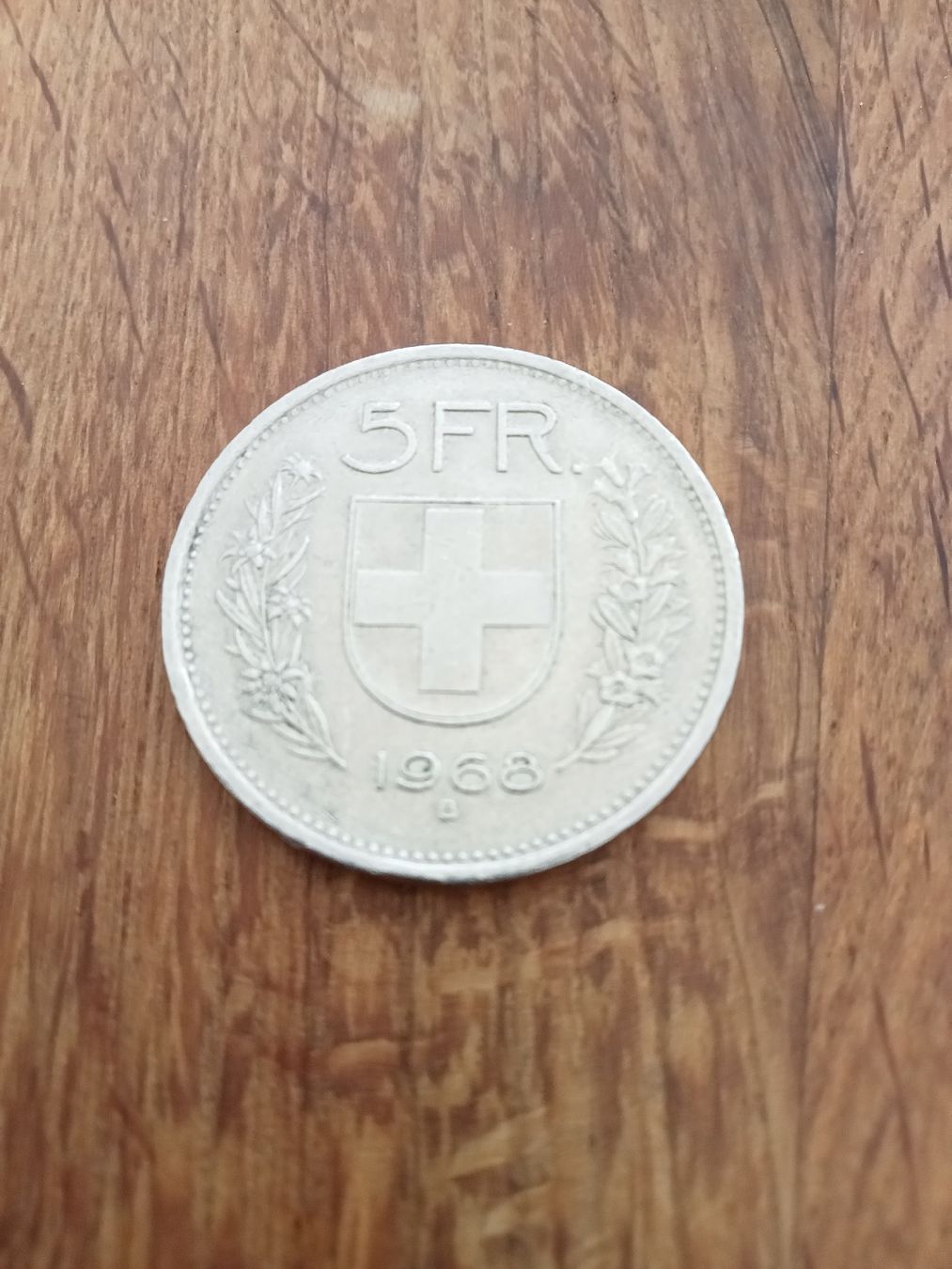 Toutes les monnaies: 5 Schweizer Franken 1968 – D'occasion à Alpnach Dorf par ake-7x7v 1