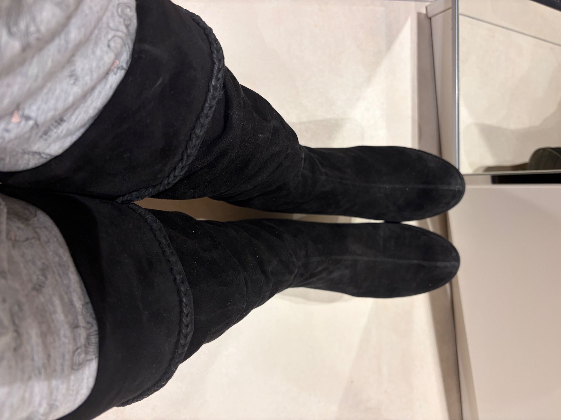 Damenschuhe: Elegante Wildlederstiefel Gr. 36 – Gebraucht aus Davos Wiesen von Roseli21 6
