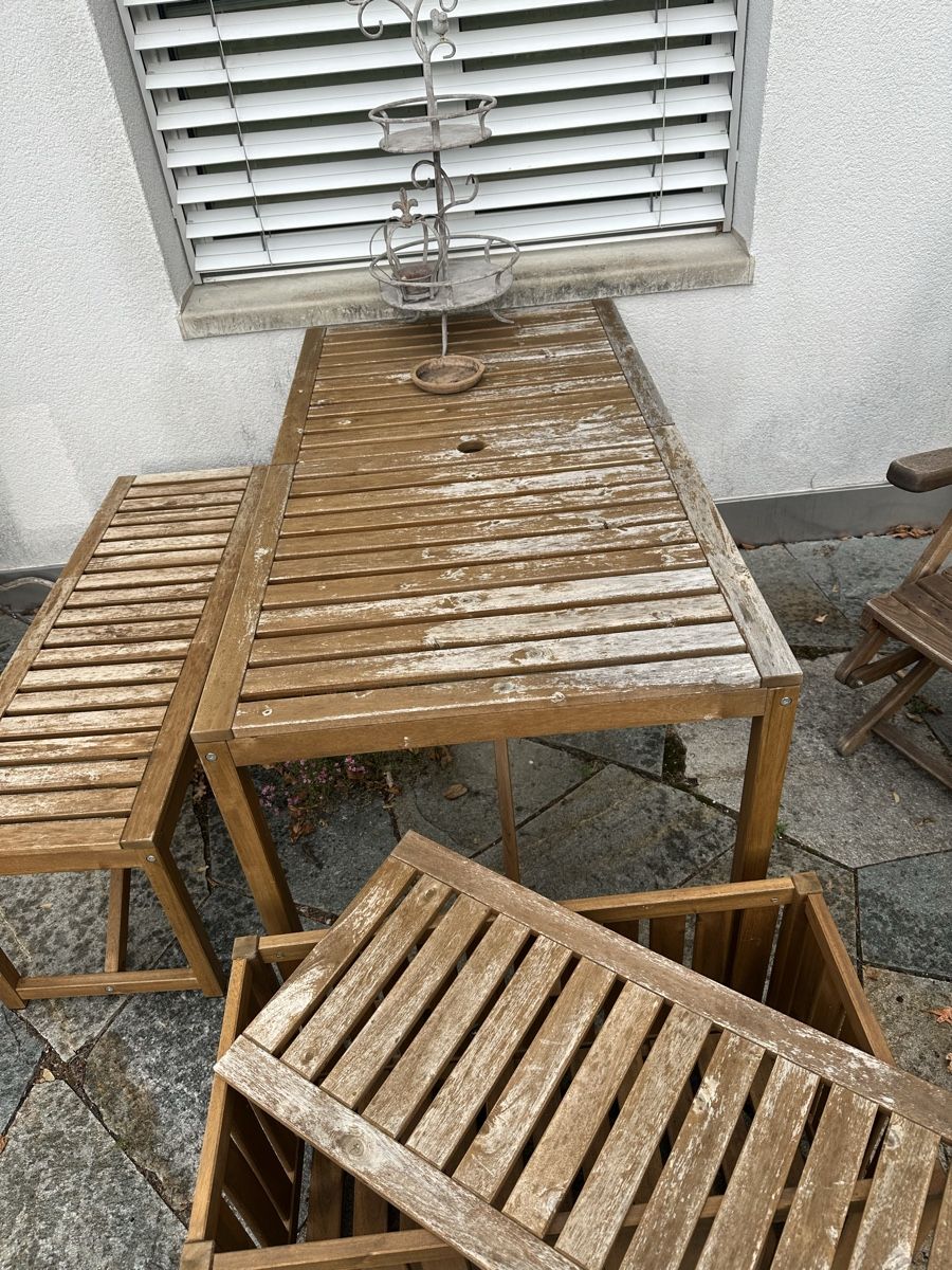 Ikea Tischset: Ikea Gartenmöbel 'Nämmarö' – Gebraucht aus Hittnau von elenyaandrea