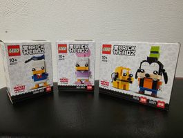 LEGO 40377, 40378, 40476: Donald, Daisy, Goofy, Pluto