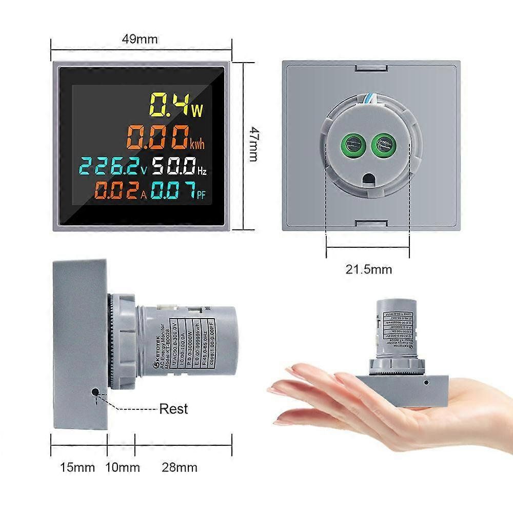 Misurare: Voltmeter Amperemeter LCD D48-2058 Multifunktions-Digitalmet – Nuovo e nell'imballaggio originale da Zürich venduto da Alibaba1234 2