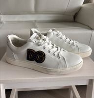Dolce & Gabbana weisse Leder Sneaker Gr. 40 / Portofino