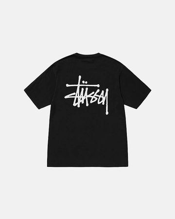 Basic Stüssy Tee Schwarz XL