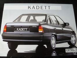 Opel Kadett Prospekt 1986