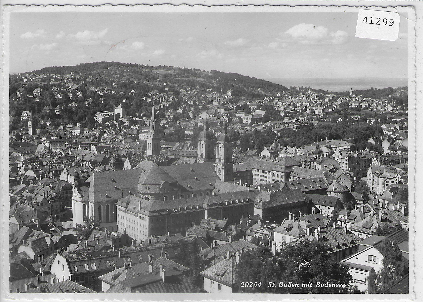 Cartoline postali: St. Gallen mit Bodensee – Usato da Ettingen venduto da Kartenplanet
