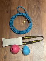 Hundeschleppleine mit Spielzeug