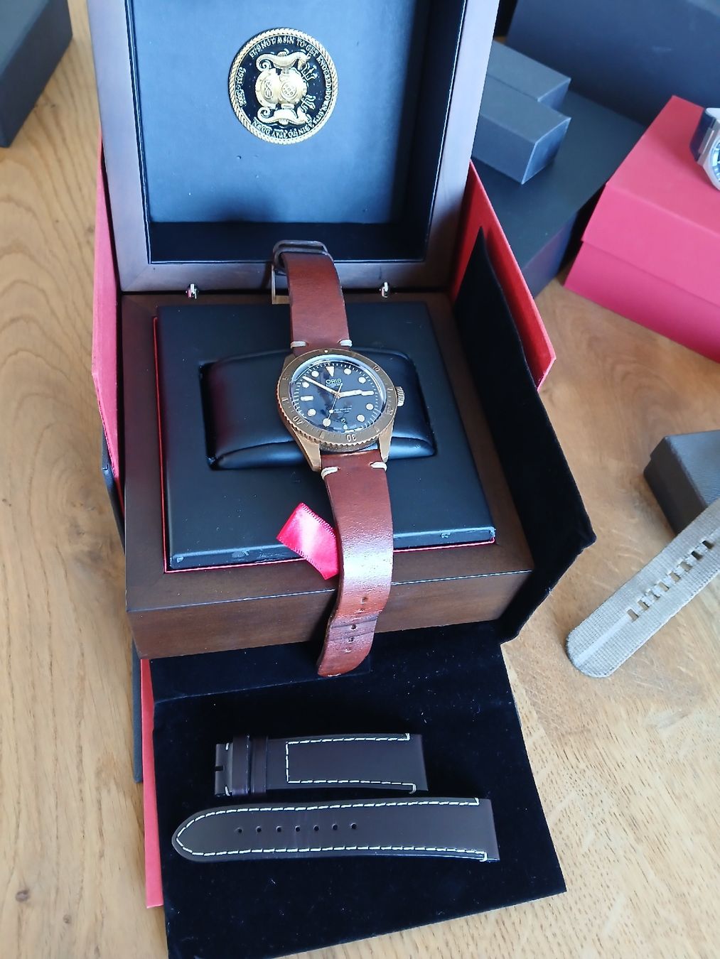 Oris Orologi: Montre Oris Carl Brashear Bronze Limited Edition – Usato da Collombey venduto da JF.watch 3