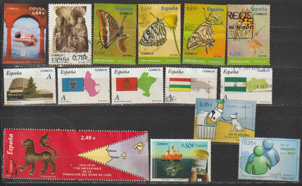 Alle Briefmarken: Espagne divers thèmes – Gebraucht aus Crans-Montana von kira56