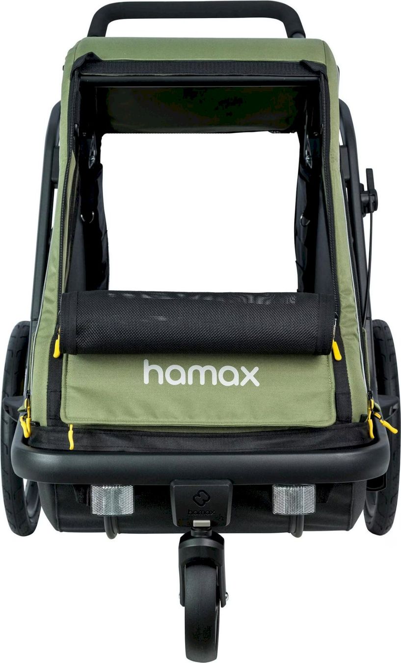 Rimorchi per biciclette: Hamax Pluto M Hundeanhänger grün/schwarz – Nuovo e nell'imballaggio originale da Bottighofen venduto da zaap 2