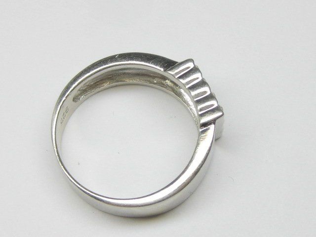 Anelli: Ring Silber 925 weisse Schmucksteine Gr. 58 – Usato da Ermatingen venduto da Decovin 5