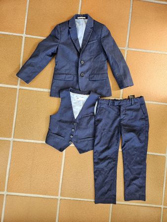 H&M Anzug Set, Grösse 116, dunkelblau