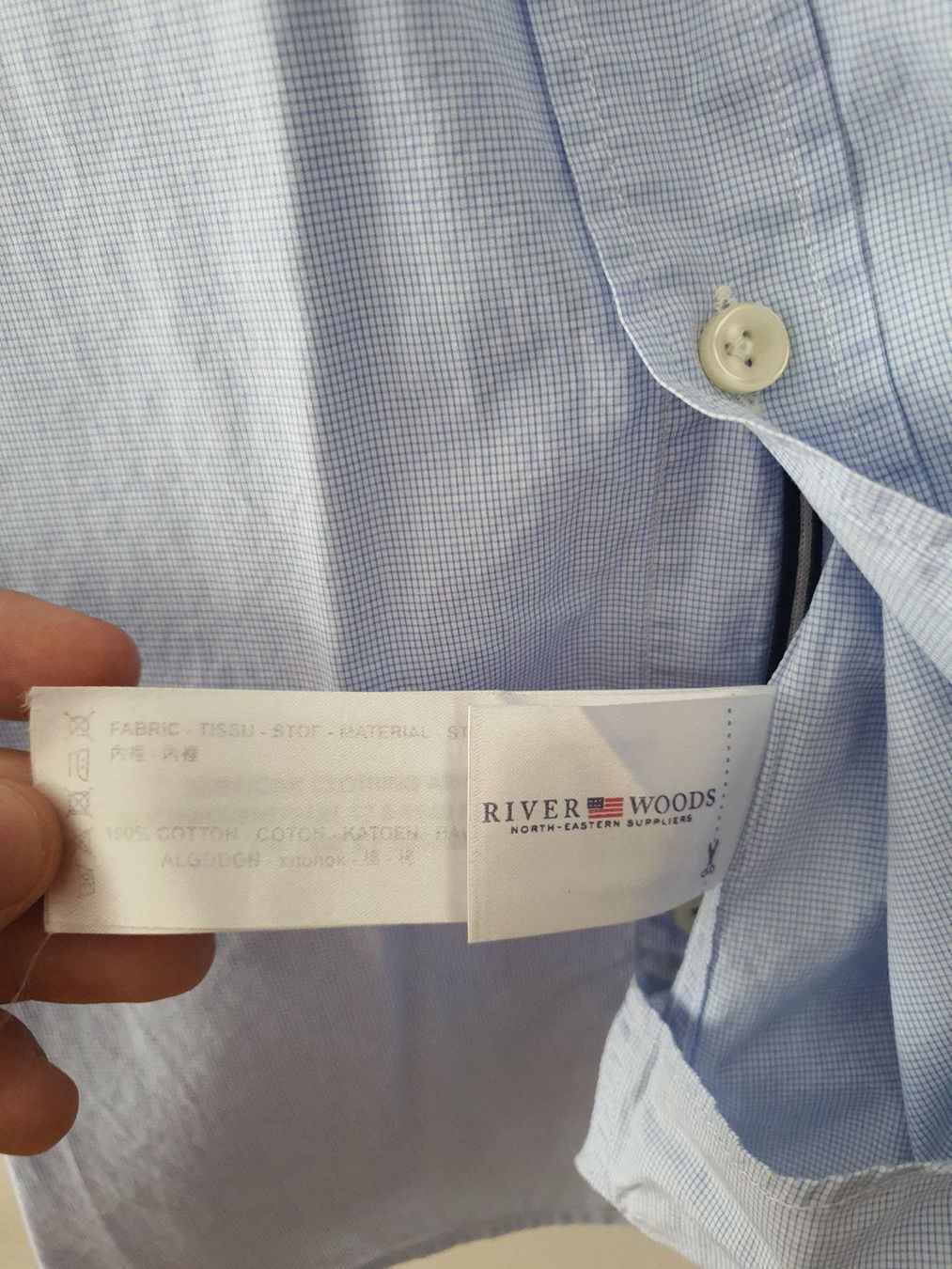 Camicie: Chemise RiverWoods M bleue – Usato da Genève venduto da ant_5hwp 3