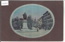 St. Gallen - Vadian-Denkmal - coloriert