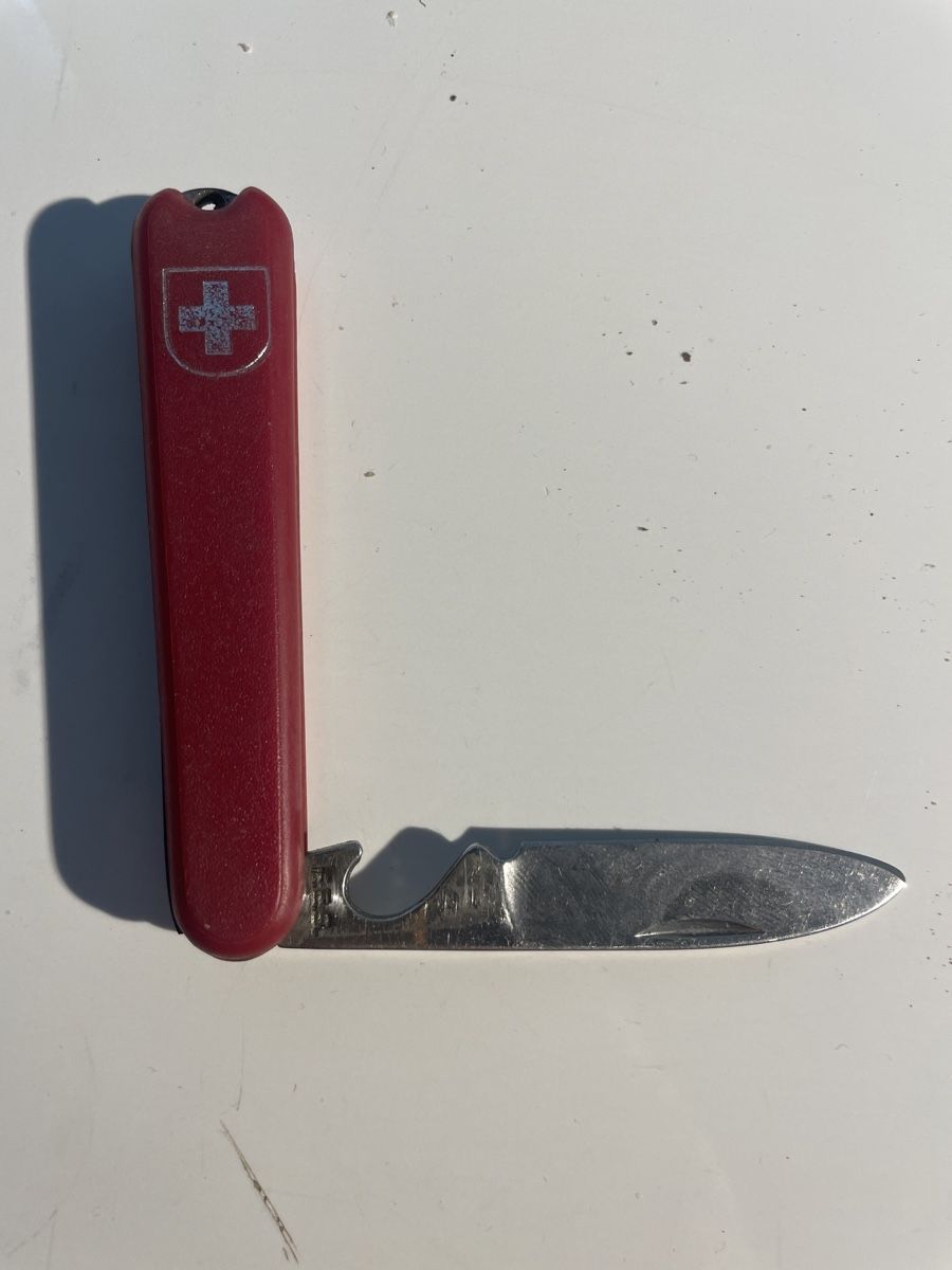 Coltelli tascabile: F 028 ) Altes Schweizer Taschenmesser FFS – Usato da Diepoldsau venduto da Ganthammer 1