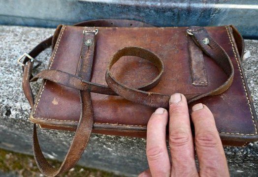 Armée suisse Sacs: alte Leder KARTENTASCHE der Schweizer ARMEE – D'occasion à Pfaffhausen par mono_rec 3