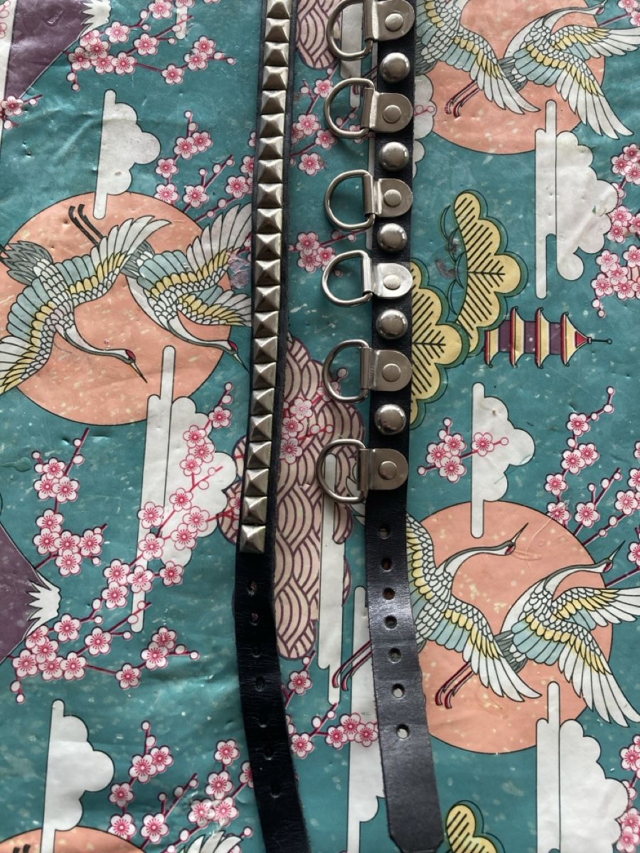 Catenine: Chocker Leder Halsband Punk Emo Rock SM – Usato da Birsfelden venduto da Soulseeker 1