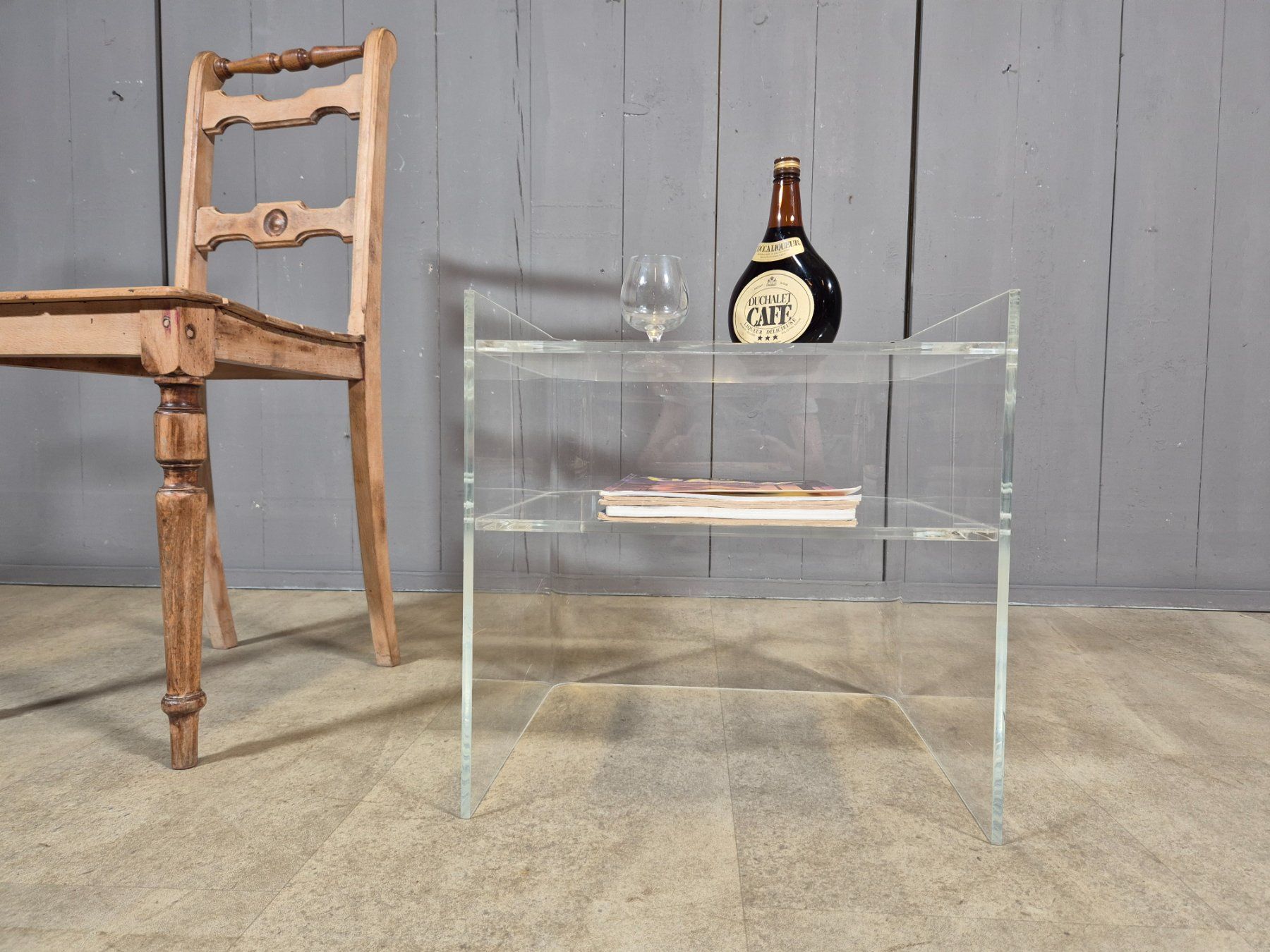 Nachttische: Plexiglas Nachttisch, Coffee-Table, Beistelltisch 2 Ablagen – Gebraucht aus Nottwil von Wondewa-Shop 4
