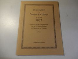 Neujahrsgeschenk Apotheke J.X. Münzel 1937 Broschüre