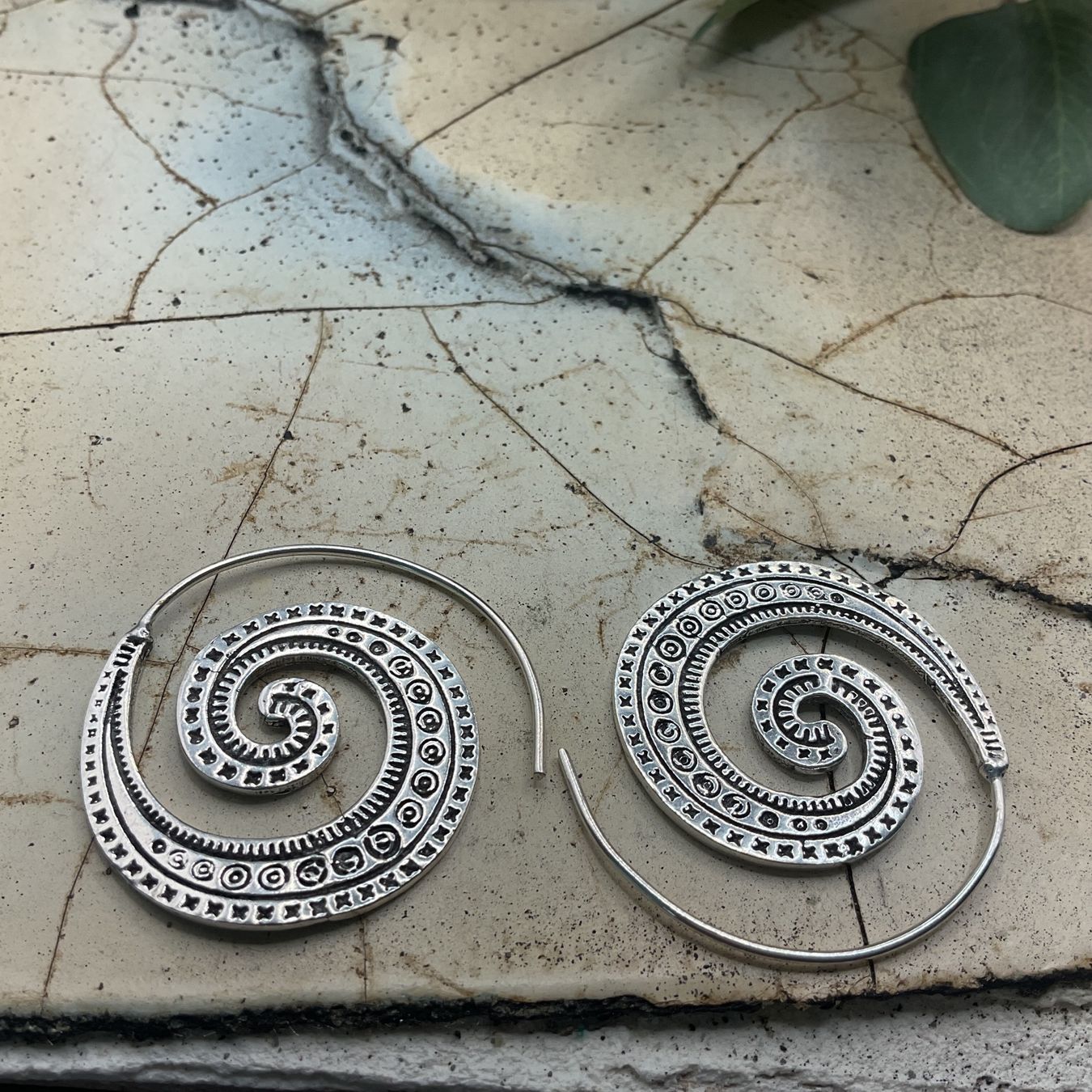Orecchini pendenti & Orecchini a lobo: Spiralofrringe in Sterlingsilber – Nuovo (secondo la descrizione) da Luzern venduto da S.Kern01 2