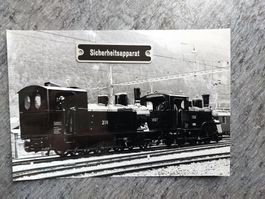 SBB G 3/4 Nr. 208 und HG 3/3 Nr. 1067 - Meiringen, 1973 Foto
