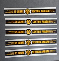 5 Sticker Aufkleber ACS Sektion Aargau Bergrennen Reitnau
