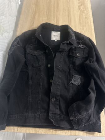 Schwarze Jeansjacke von Redefined Rebel