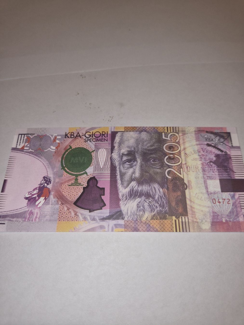 Billets de banque: Billet commémoratif Jules Verne – Neuf (Voir description) à Senèdes par hen_fw8b