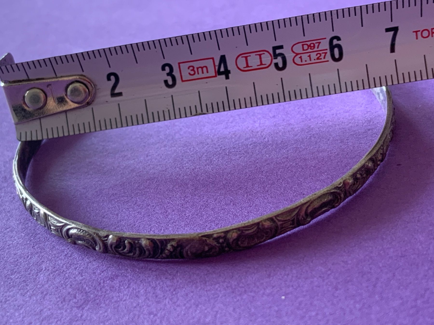 Armbänder & -reifen: Silberarmreif Ornament (6.8 cm) – Gebraucht aus Laufen von belleskulptur 2