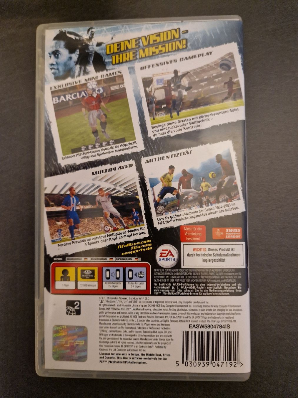 Spiele: FIFA 06, PSP, fussball – Gebraucht aus Thayngen von Lan222 1