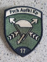 *** Badge Fallschirmaufkläer 17 mit klett ***
