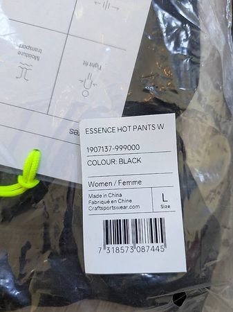 Craft Essence Hot Pants für Damen (Größe L)  Neu & OVP