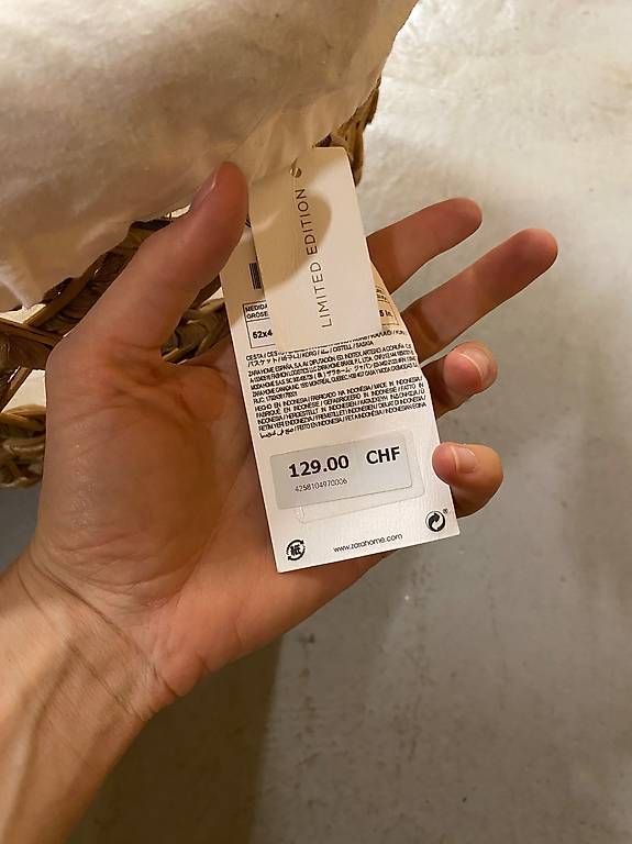 Altro per la casa: Wunderschöner Wäschekorb Zara Home NEU – Usato da Zürich venduto da Puck3 1