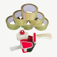 Handabroller + 6 Klebeband Paketbandabroller