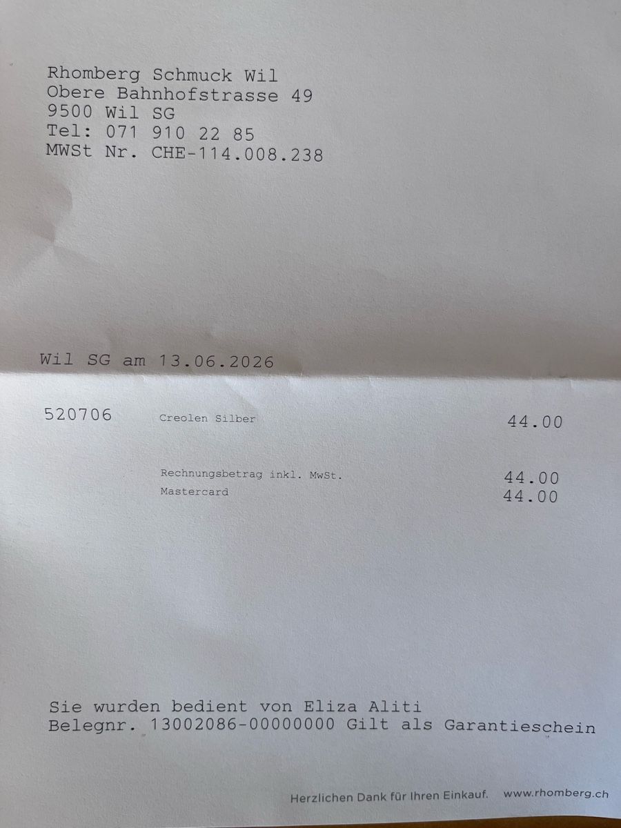 Boucles d'oreille: Echte Creolen aus Silber – D'occasion à Wil SG par aiy_fnm9 1