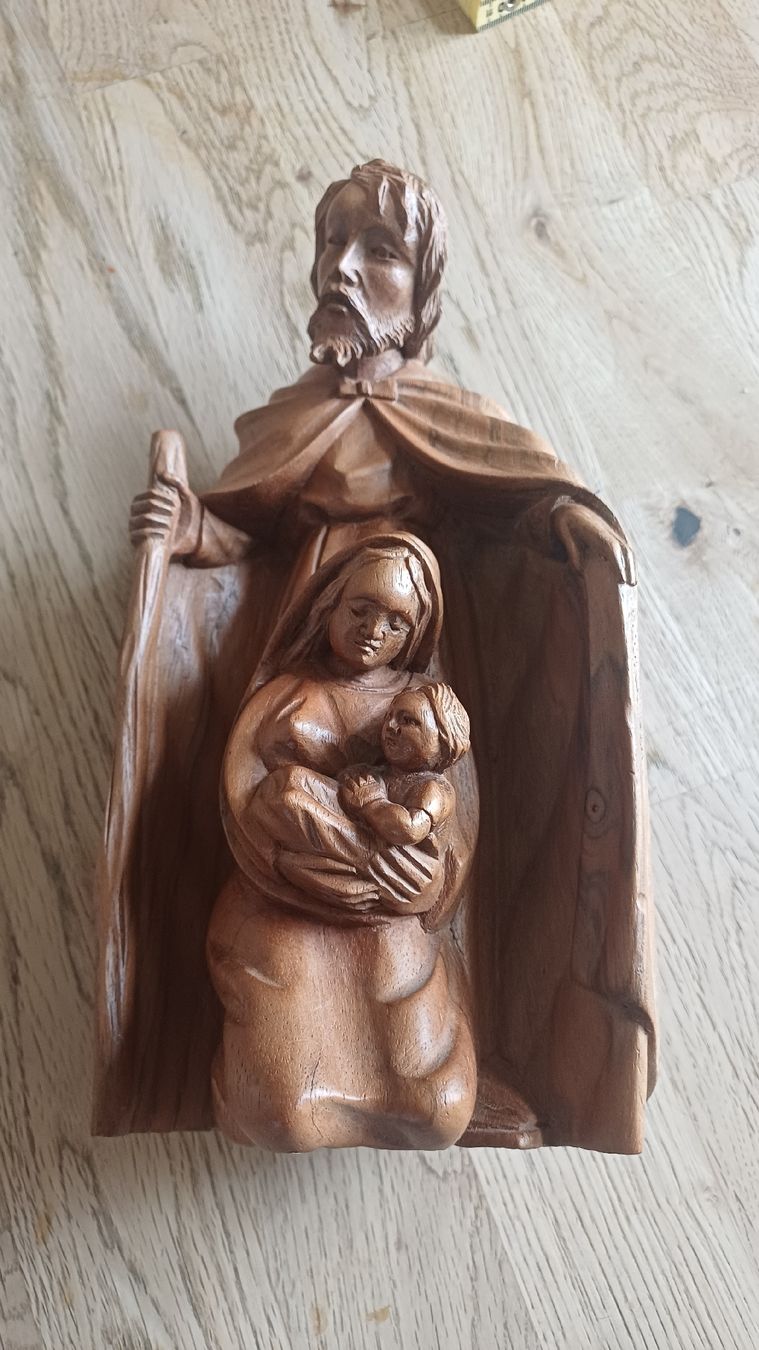 Statuette: Schöne geschnitzte Heiligenfigur  – Usato da Flawil venduto da Naphtali