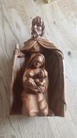 Schöne geschnitzte Heiligenfigur 