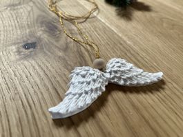 Weihnachtsanhänger Engelsflügel handgemacht
