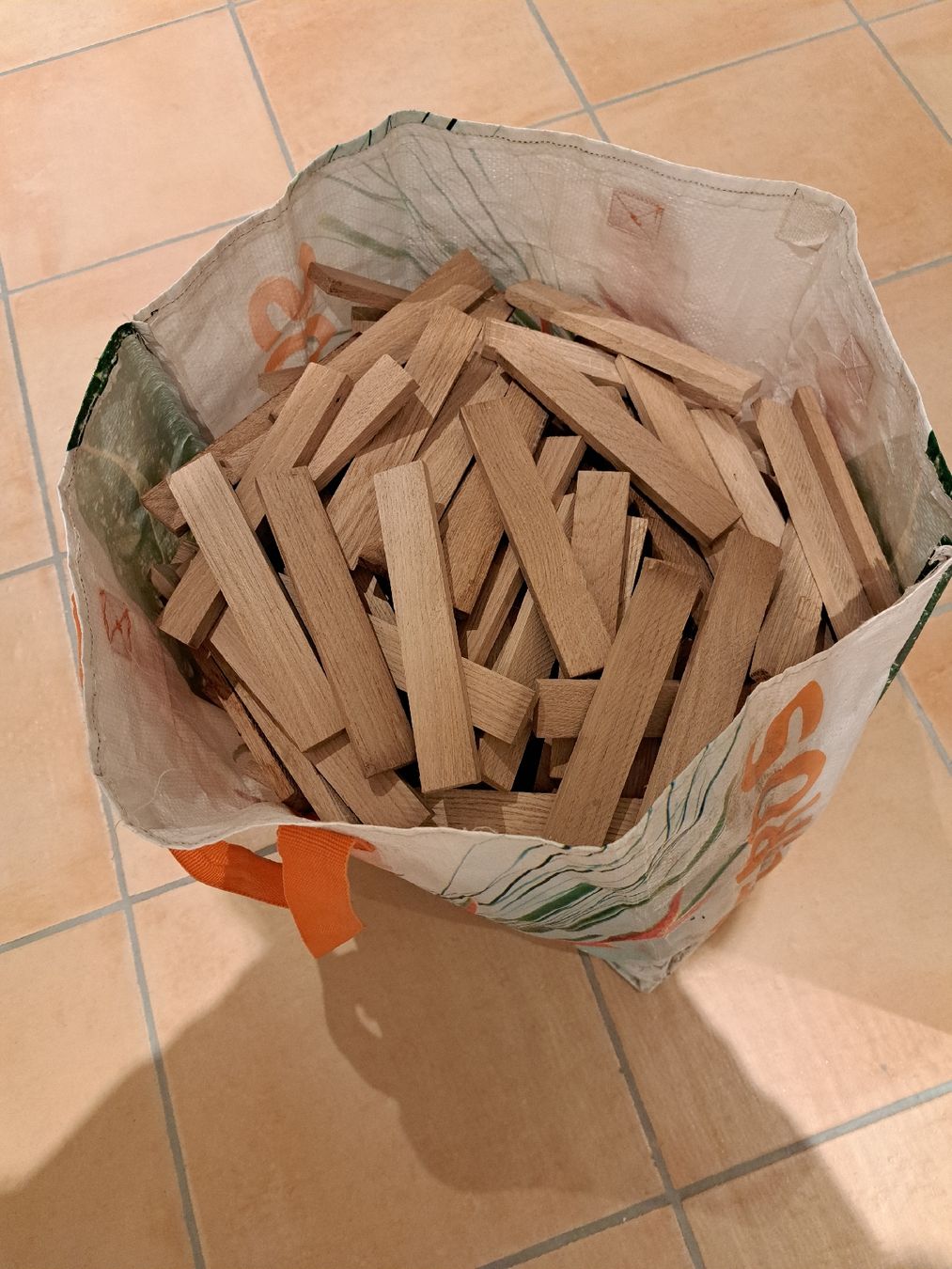 Spiele: Holzbausteine Wackelturm Jenga aus Eiche – Gebraucht aus Uznach von gartenri