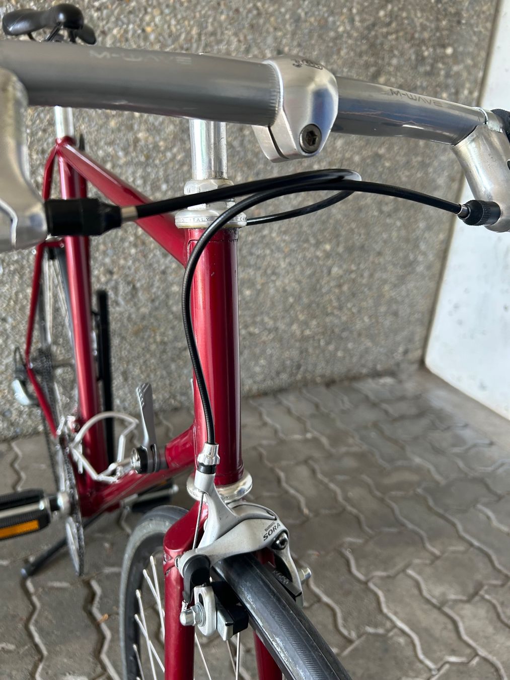 Biciclette: Rennvelo dunkelrot mit Stahlrahmen – Usato da Adlikon b.Regensdf venduto da usado 3