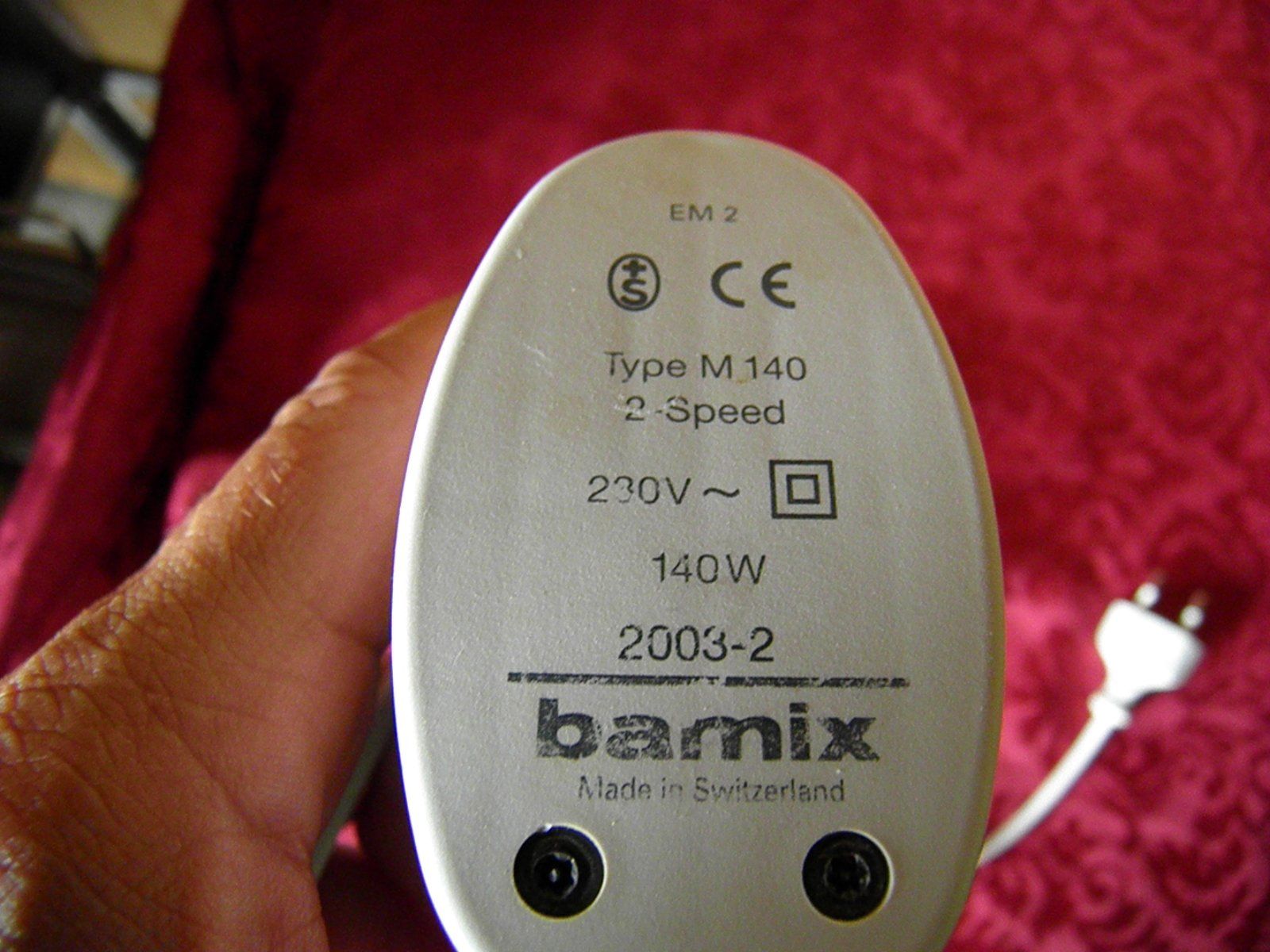 Bamix Elettrodomestici da cucina: Bamix Stabmixer 140 Watt – Usato da Triesen FL venduto da Trigon 3