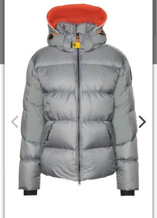 Warme Parajumpers Daunenjacke, Graue Winterjacke, Grösse XL